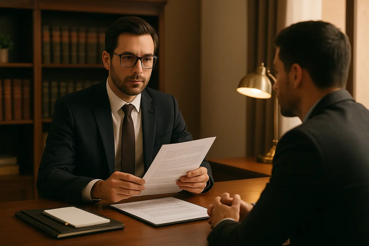 An elegant lawyer